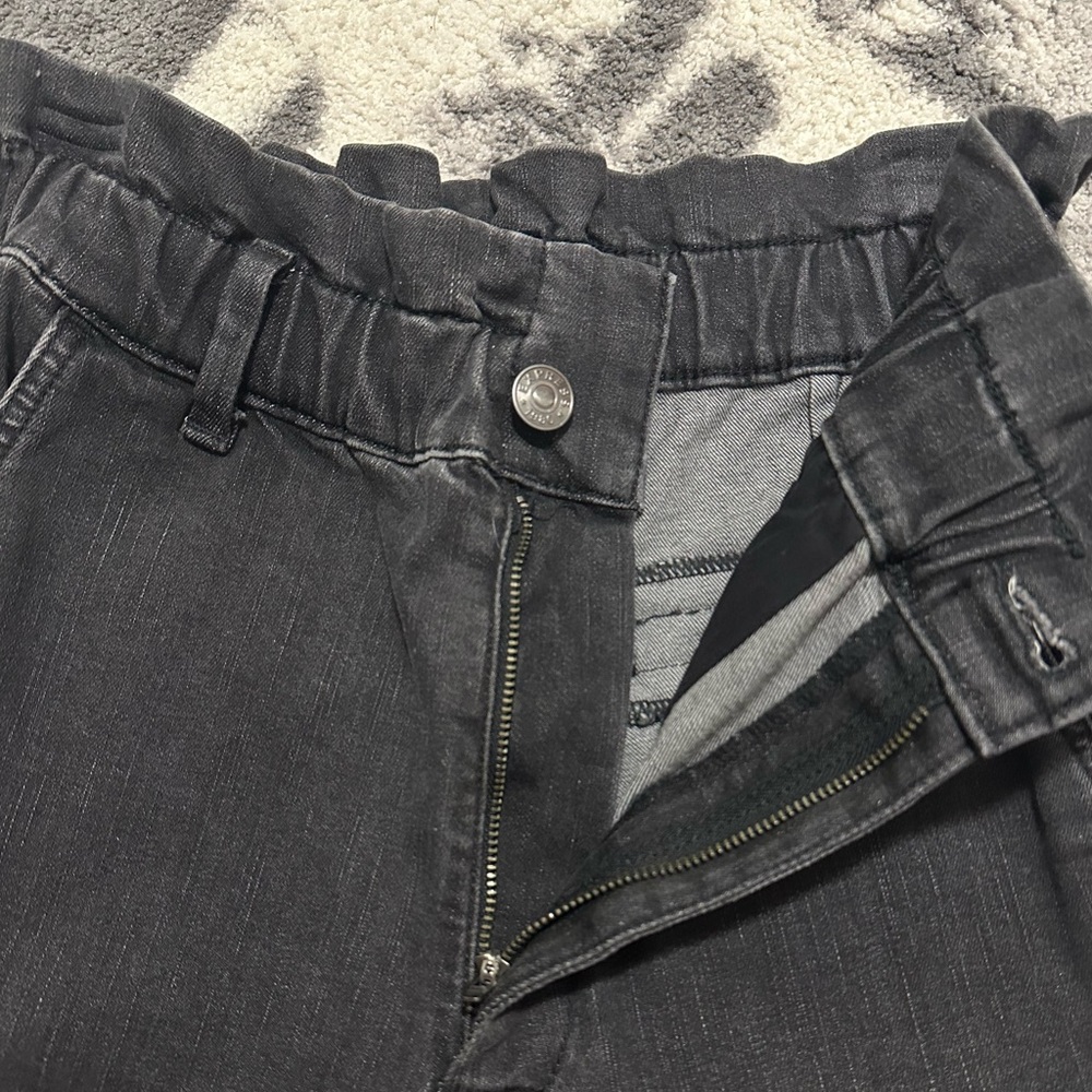 Express Super High Rise Paperbag Jeans - Picture 6 of 13